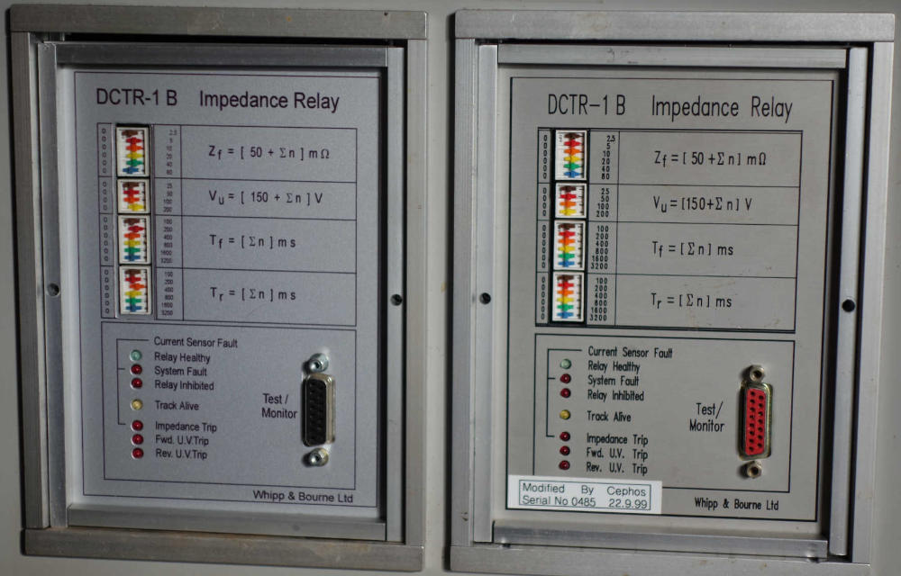 DCTR-1B impedance / undervoltage relays